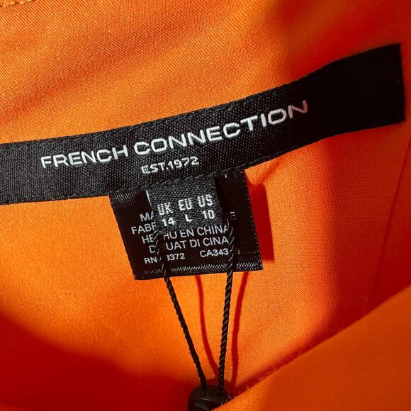 French Connection Whisper Strappy Envelope Sleeveless Mini Dress Size US 10 - Picture 4 of 11